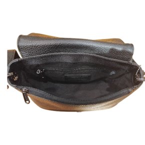 MANDARINA DUCK MELLOW LEATHER Handtasche nero